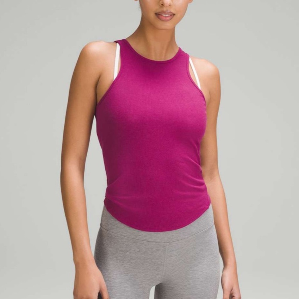 Lululemon modal silk twist back yoga tank top